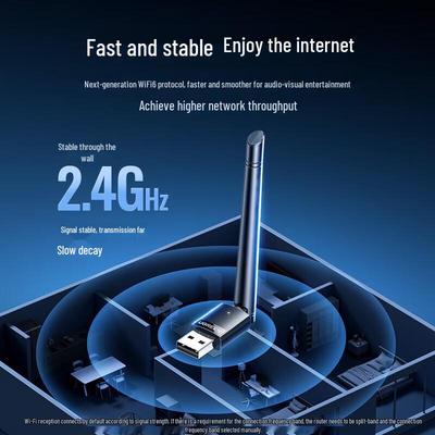 UGREEN USB WiFi 6 AX300 Driver-Free Wireless Network Adapter (CN Version)