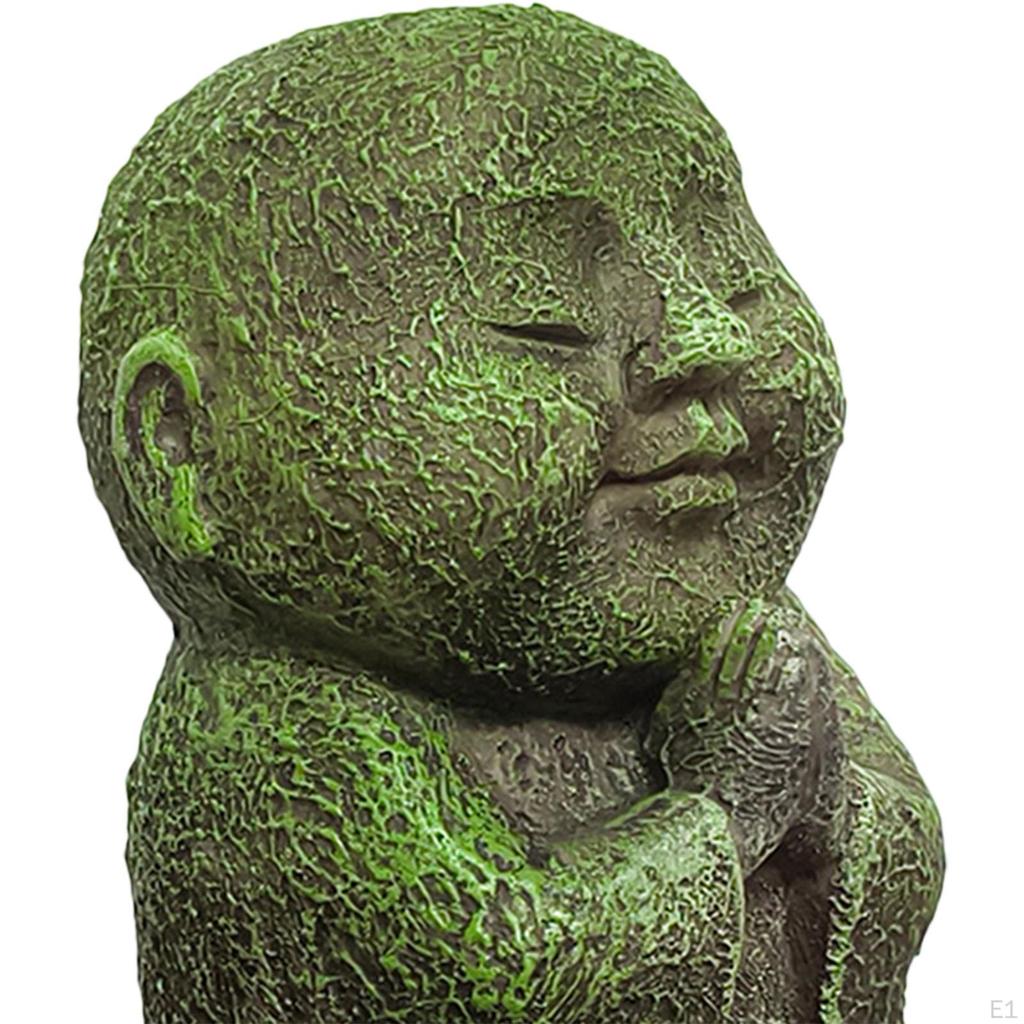 Tischdekoration Mönch Skulptur Multifunktionale Zen-inspirierte Statue Harzfigur für Tee