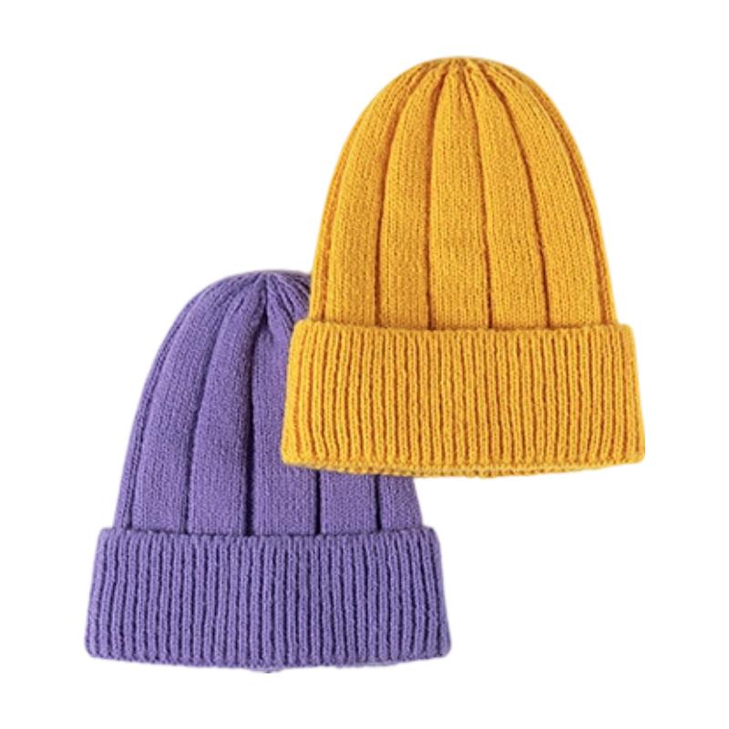 Men's Knitted Ear Protection Earmuffs Cap Knitted Hat Custom Beanie Logo Jacquard Print Beanie Warm Beanie for Women
