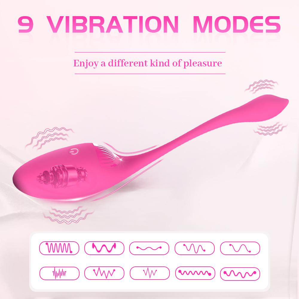 USB Wireless Bluetooth Silicone Vibrating Egg Vibrator, Female Clitoral Stimulator, Wearable G-spot Masturbator, Adult Sex Toys