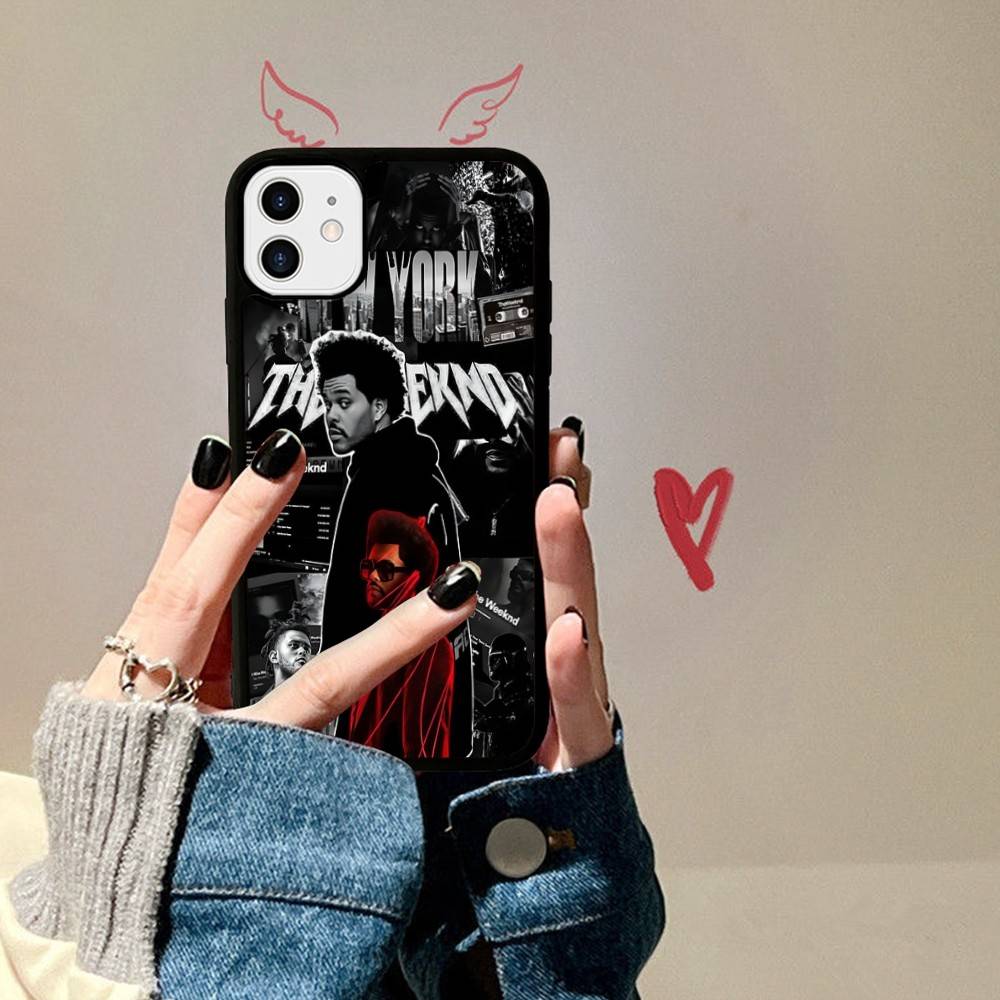 Popular Hip Hop Rapper The Weeknd For IPhone 17 16 15 14 13 Pro 12 11 Pro Max Hard PC+TPU Phone Cases Back Cover