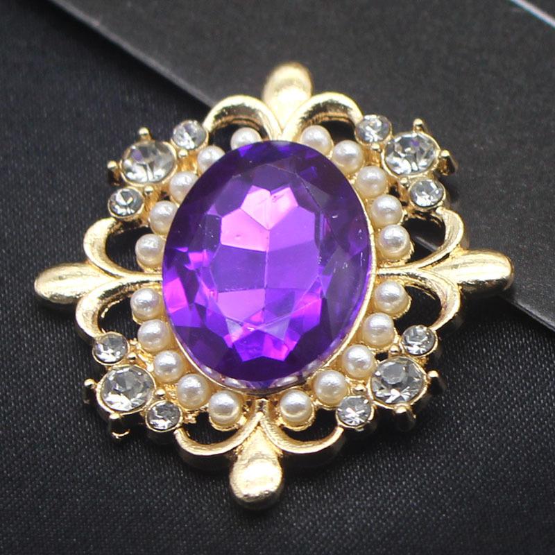 29*32Mm Exquisite Alloy  Buckle Bowknot Hair Accessories Material Accessories Wedding Invitation Decoration