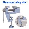 1PC Mini Aluminum Table Bench Vise Multifunctional Work Clamp for DIY Craft Jewelry Repair