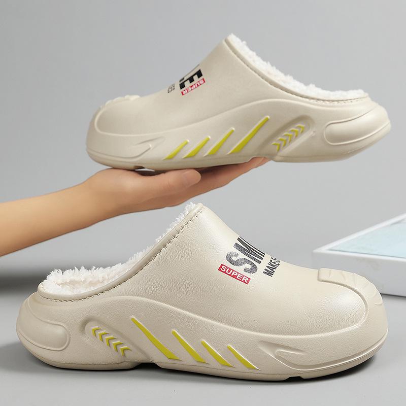 Men's Fleece-Lined Warm Casual Cotton Shoes - 2025 Autumn/Winter Collection