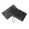 1/2 Stück 8 Schlitze AA-Batteriehalter Batterieaufbewahrungskoffer Box mit Schalter & Deckel Batterien Standardbehälter