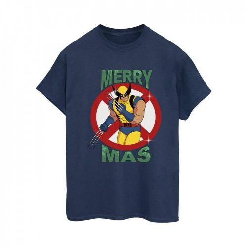 X-Men Womens/Ladies Wolverine Boyfriend Christmas T-Shirt