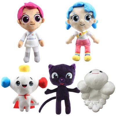 26-32 Cm Anime True and The Rainbow Kingdom Plush Toys Doll  Cute Blue Black Cat Dog Stuffed Animals Toy Baby Kids Gift