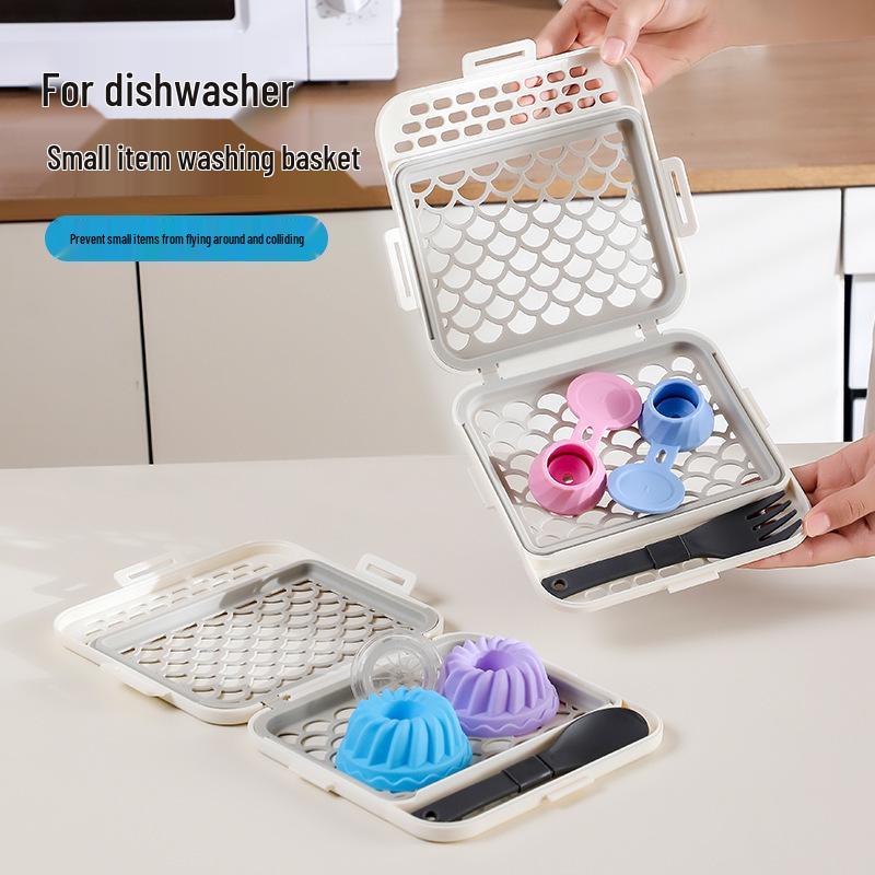 Silikonový koš na drobné předměty do myčky pro organizaci kuchyně
