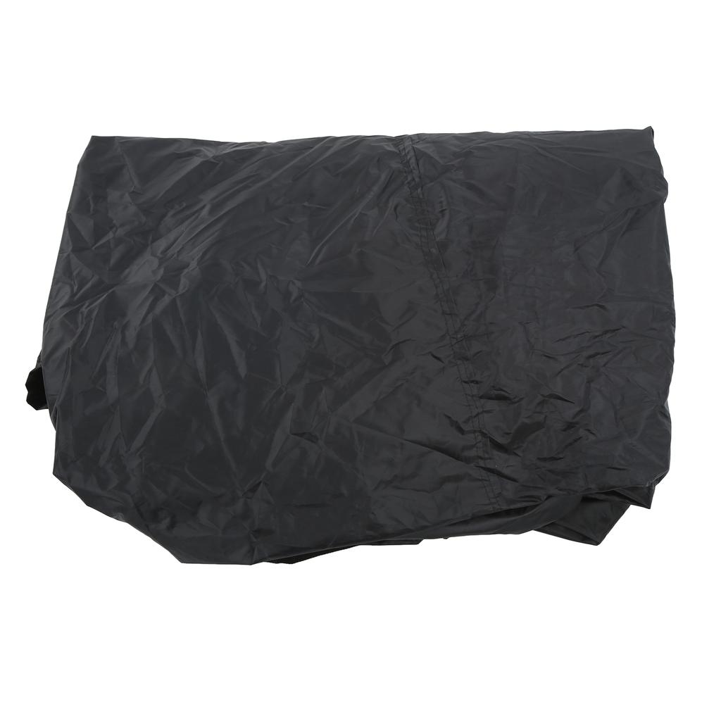 Black Car Cover Waterproof Windproof Dustproof UV Protection Scratch Resistant with Reflective Strips for Trucks Off