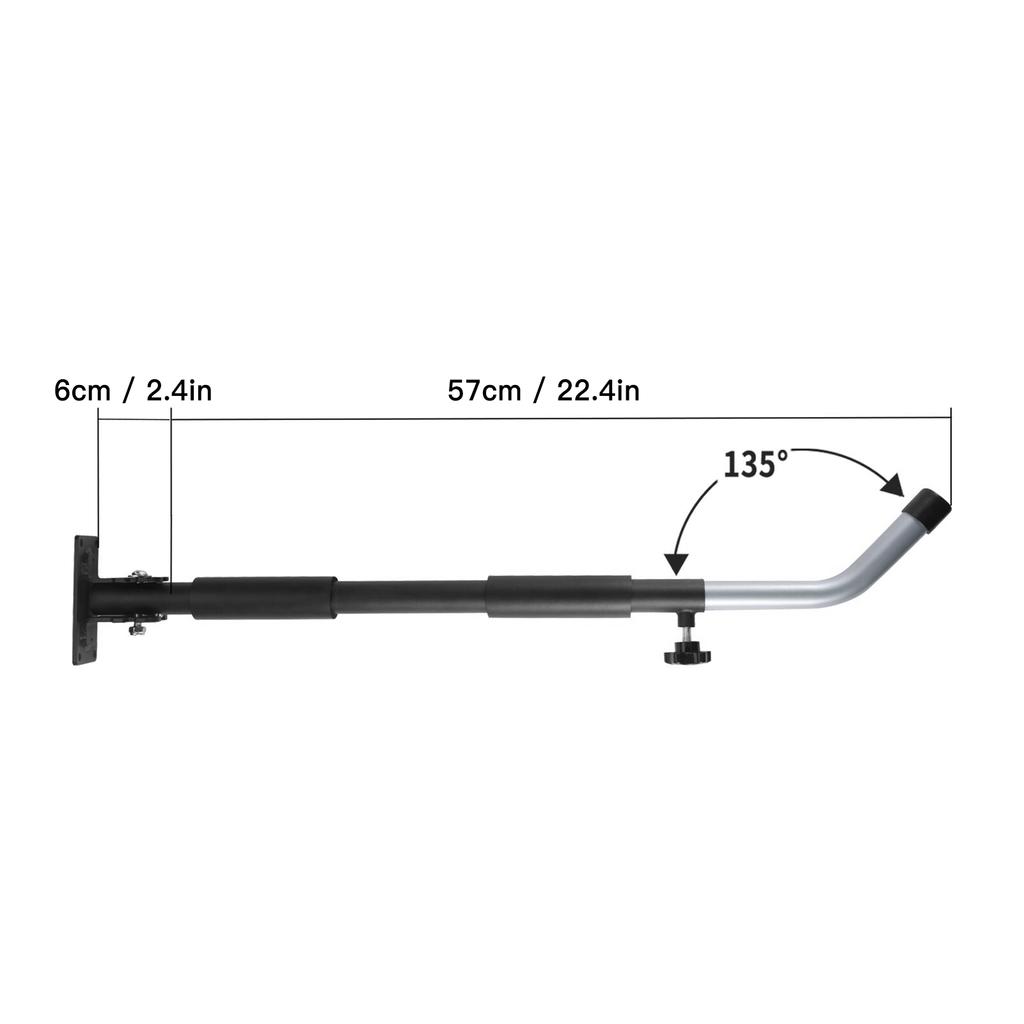 1 Pair of Wall Mount Storage Rack for Car Rooftop Cargo Box  Paddle Board
