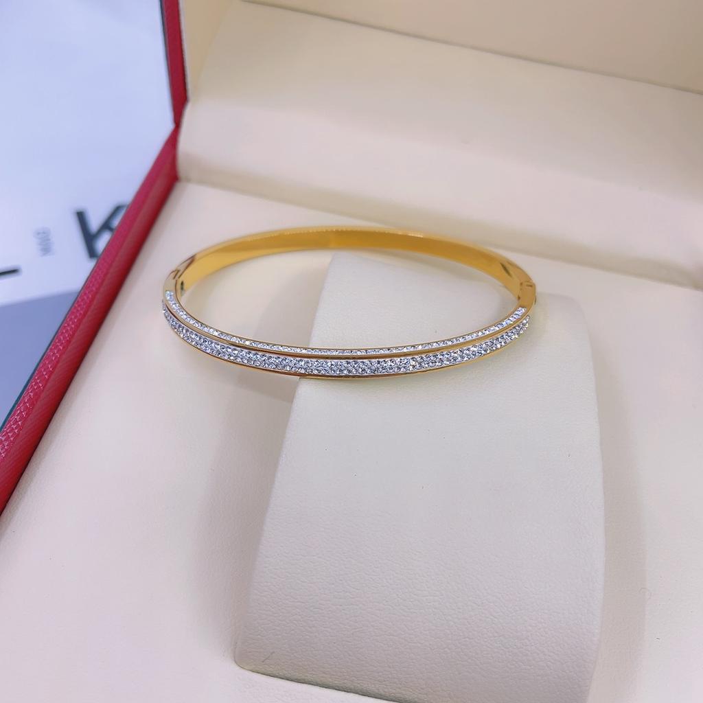 Bracciale Moda Semplice Bracciale Fango Ragazza Compleanno Ins Zircone Scintillante