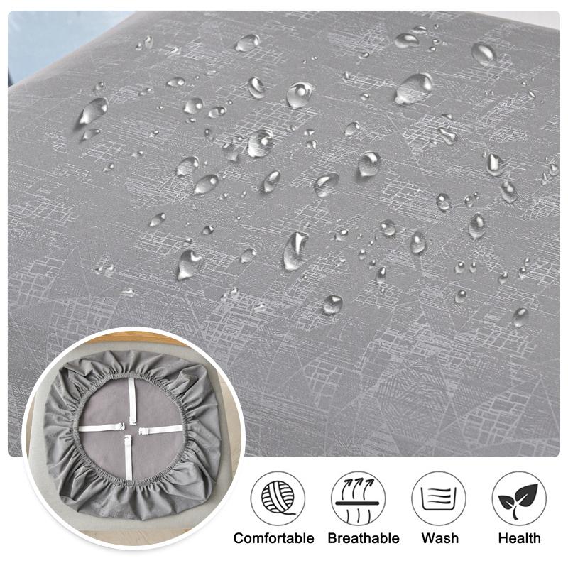 Wasserdichter Esszimmerstuhl Sitzbezug Stretch Sitzbezug für Esszimmerstuhl Schoner Überzug für Küche, Hotel, Party, Bankett