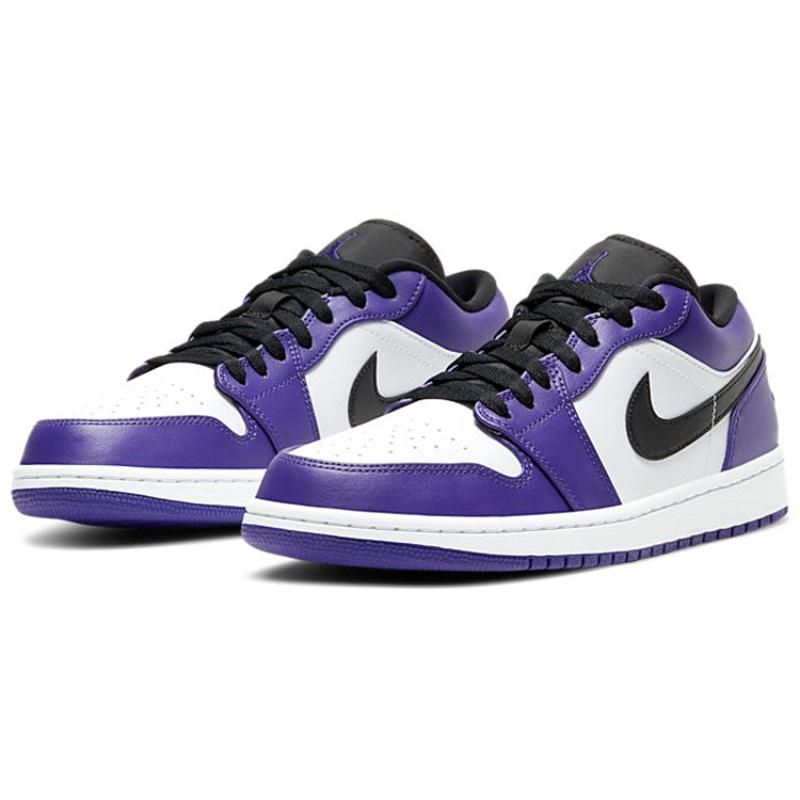 Air Jordan 1 Low 'Court Purple White' Jordan 553558-500