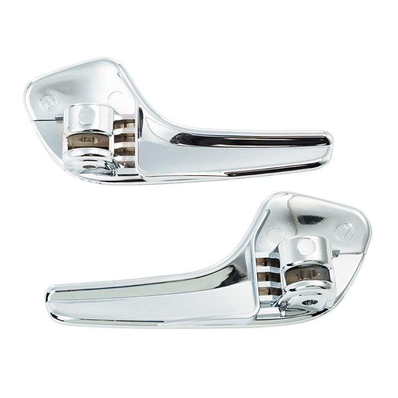 For Opel Corsa D 2006-2014 Dørhåndtak Innvendig Foran Venstre & Høyre Krom Biltilbehør Plastdeler