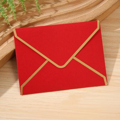 10pcs Vintage Gold Stamping Envelopes Bronzed Seal Romantic Decoration Envelope Set Invitation Card High Grade