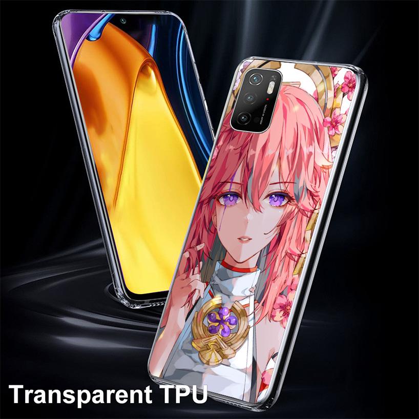 Genshin Impact Raiden Shogun Baal Phone Case For Xiaomi Poco X7 X6 X5 Pro F7 Ultra Redmi 15C 15 13C 13 12C 12 10 10A 10C 9 9A 9C
