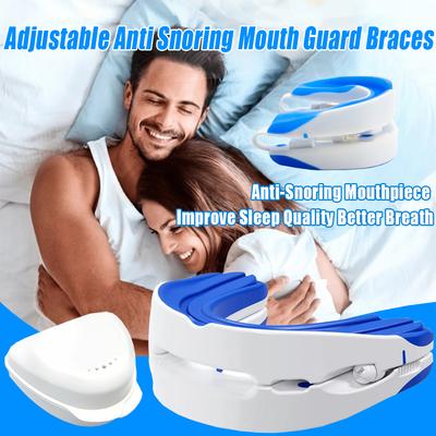 Adjustable Anti Snoring Mouth Guard Braces Anti-Snoring Mouthpiece Bruxism Snoring Stopper Improve Sleep Quality Better Breath