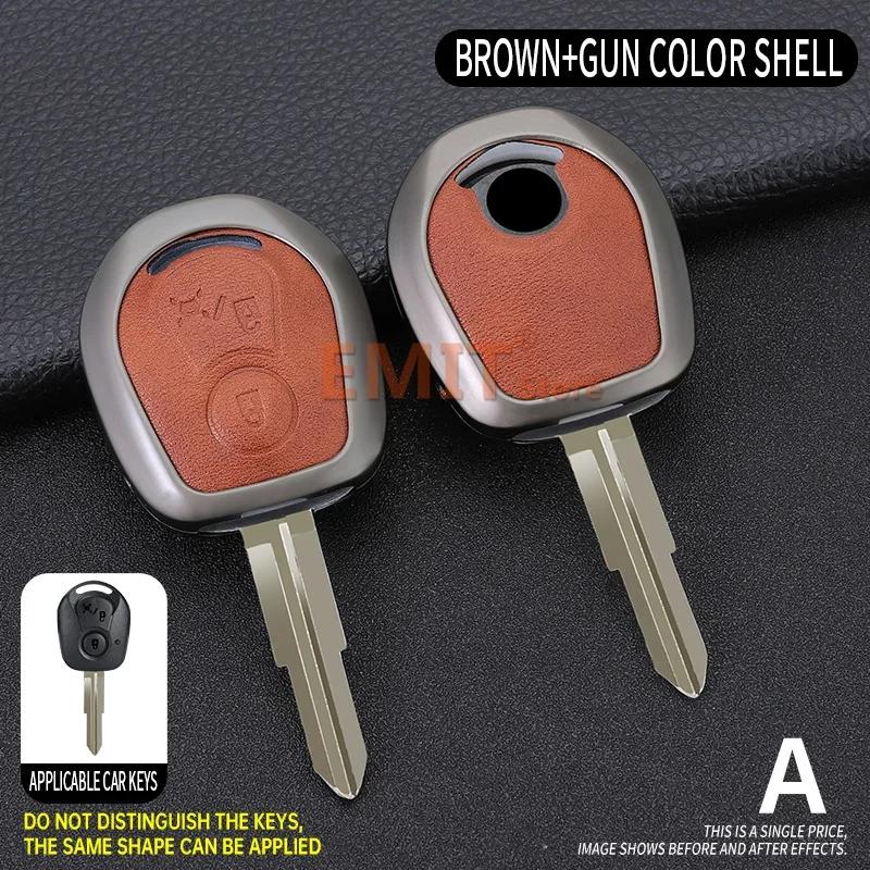 

For Ssangyong Actyon Kyron Rexton Ssang Yong 2 Button Zinc Alloy Car Key Case Remote Cover Shell Keychain Holder Fob Accessories for SsangYong