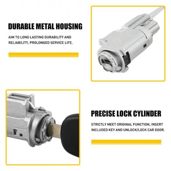 Ignition Switch For Cylinder Honda & For Lock Acura For 2002 - 2014 US W/ 2Keys