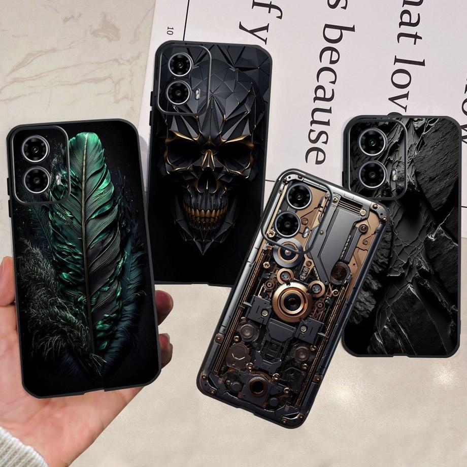 Per Motorola Moto G24 / G24 Power / G04 / G04s / Motorola E14 Custodia Carina Cartone Animato Lusso Morbido Silicone Cover Posteriore Capas