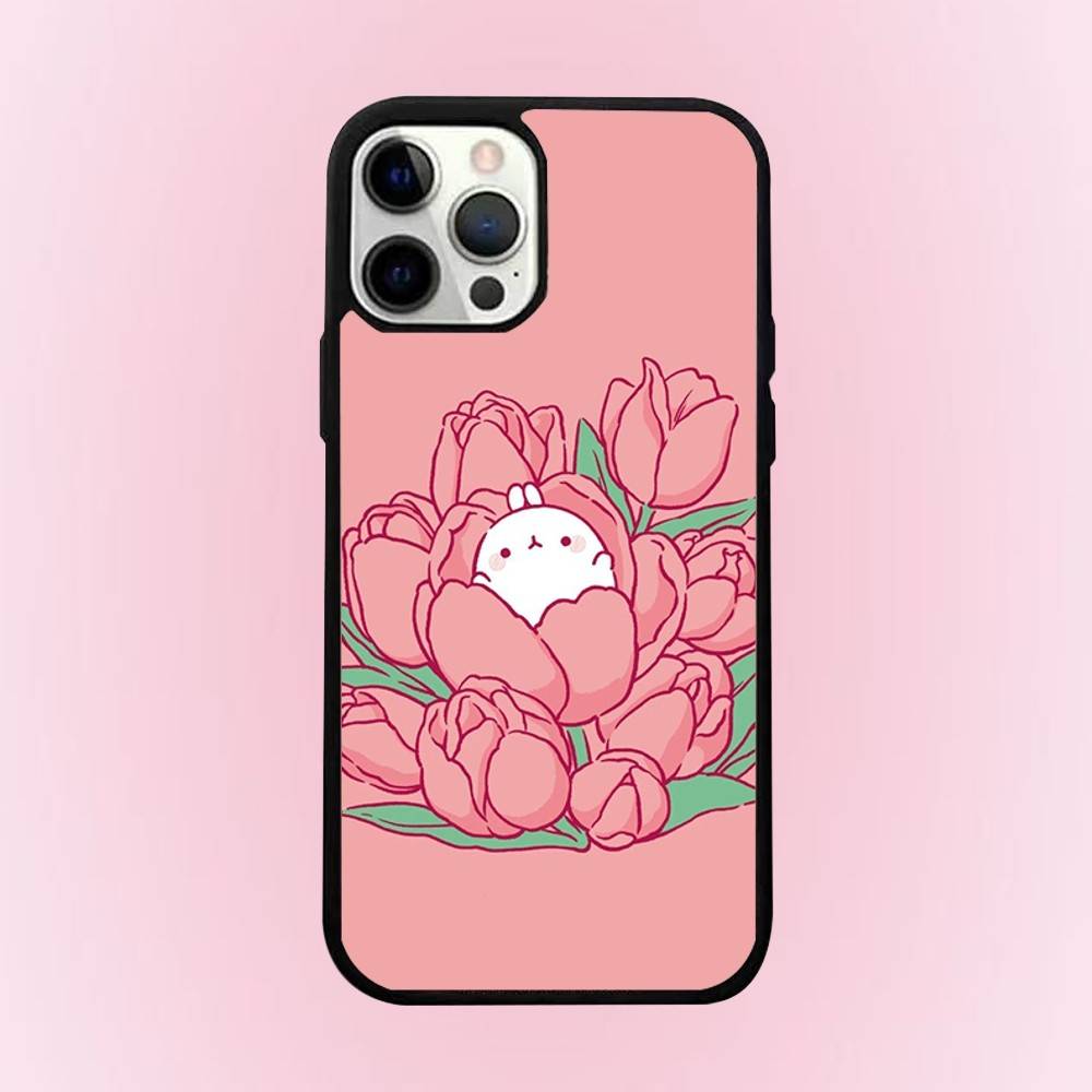 Cute M-Molang-gs Phone Case For iPhone 16e,16,15,14,13,12,11,Plus,Pro,Max,Mini Magsafe Magnetic Wireless Charging