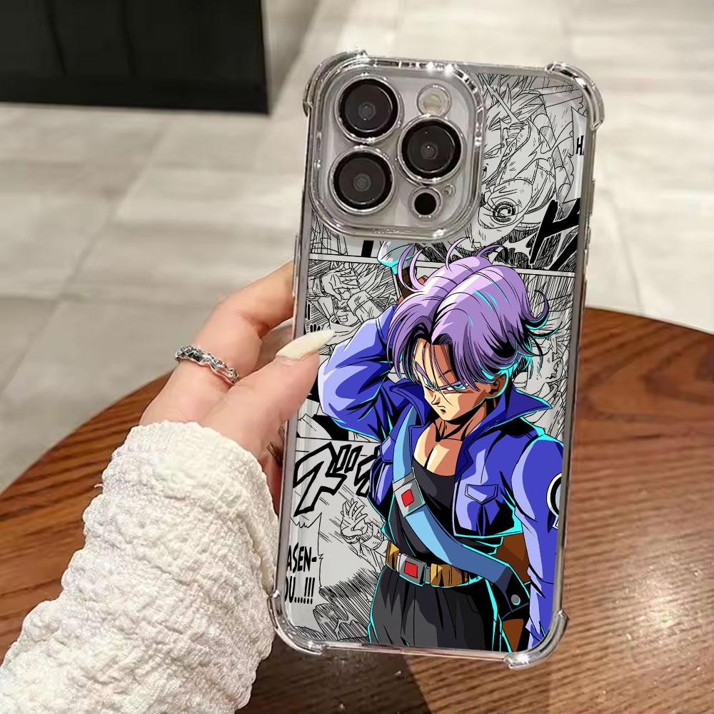 D-DRAGON BALL TRUNKS Funda For iPhone 18 17 Pro 16 15 14 13 12 11 Pro Max Case 17 Plus 17E 16E 17Air Silicon Protection Phone Cover