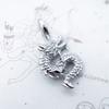 Dragon Dangle Charm Pendant Europe Style Vintage Jewelry Summer Gift For Women Men In Silver 925