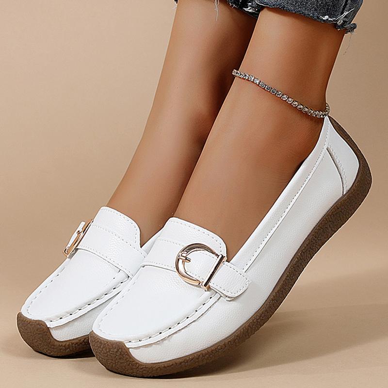 Loafer Damen Outdoor Damen Flache Schuhe Slip-On Designerschuhe Atmungsaktive Damen Mokassins Krankenschwester Tenis Übergröße