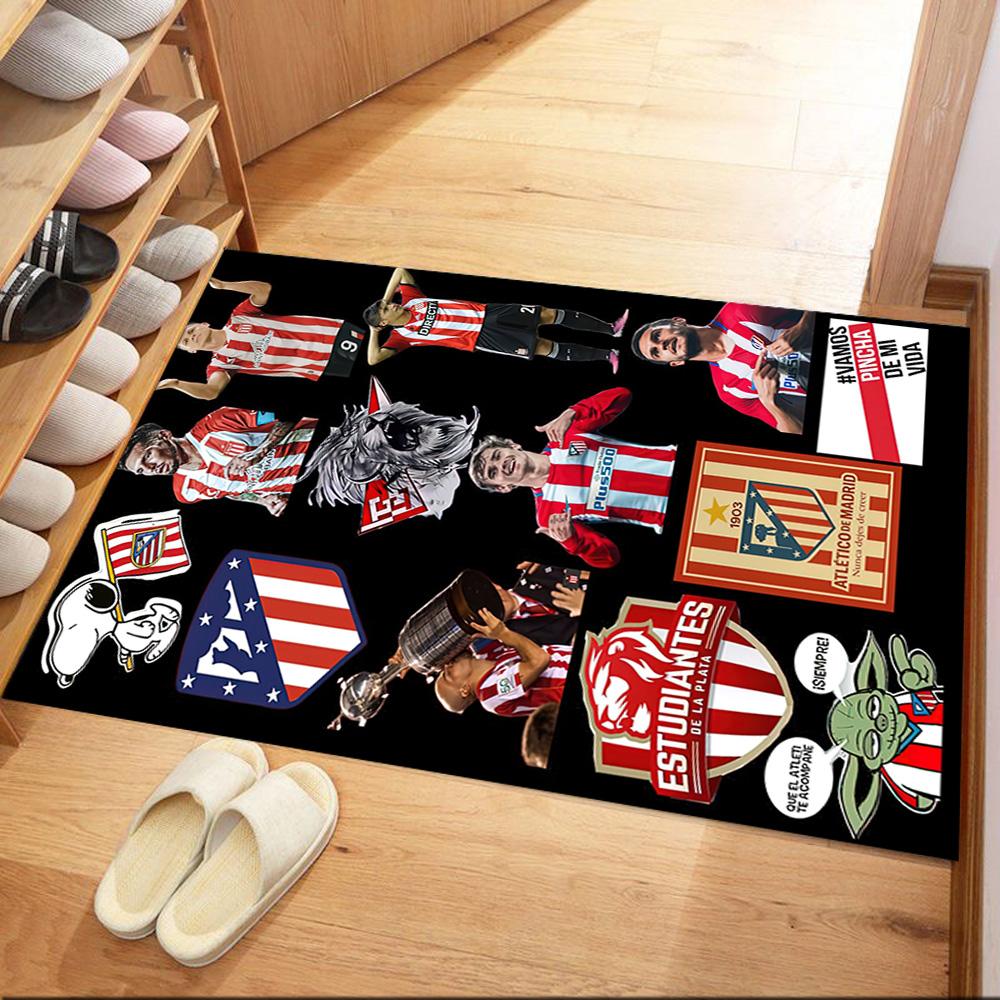 Atletico Madrid Area Rug Perfect For Hallway Balcony Study Room Living Rooms Antislip Rug Anime Office Decor Spiritual Gift
