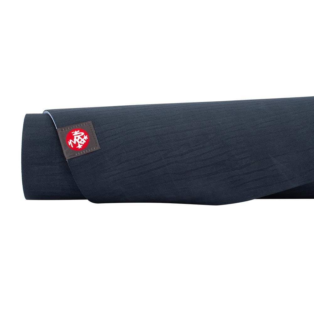 Manduka EKO Lite Mat 4mm Yoga Mat Hot Natural Grip (133021030) - Midnight, Pilates, Yoga, Stretching, Rubber, [Used]