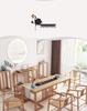 New Chinese Style Elm Wood Tea Table and Chair Set for Home or Office