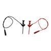 2025+ Multimeter Test Hook Clip Mini IC Hook Test Clip with Leads To 2mm Hole Socket High Quality Test Cable Parts