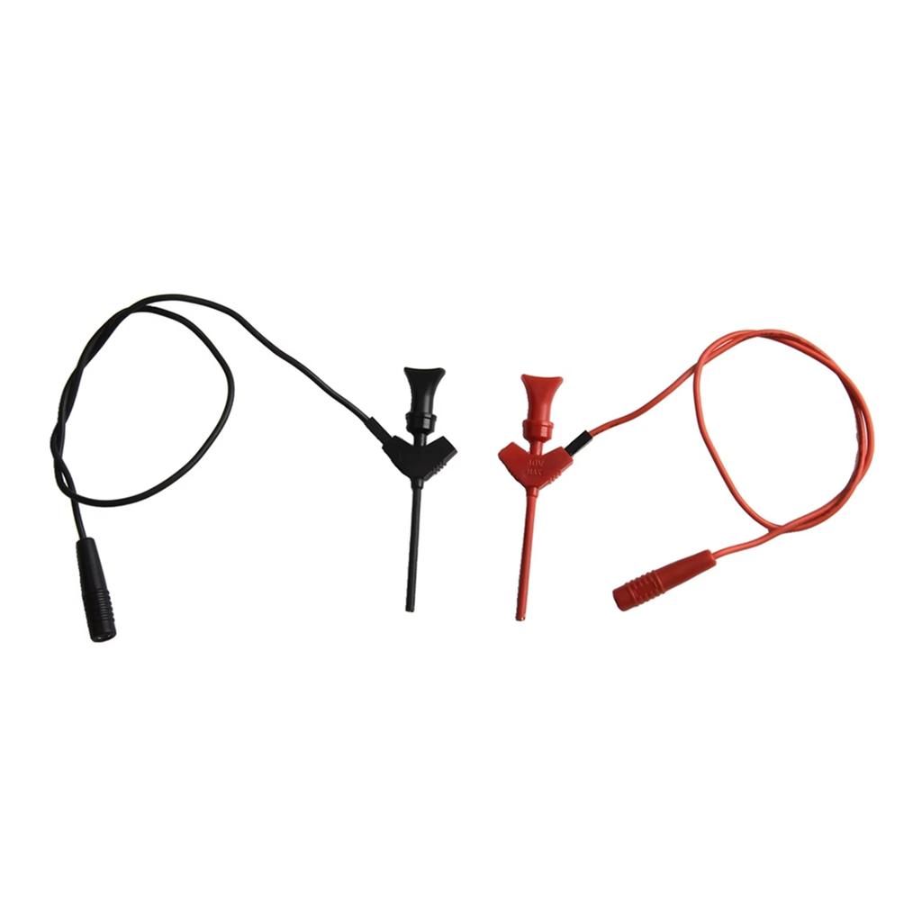 2025+ Multimeter Test Hook Clip Mini IC Hook Test Clip with Leads To 2mm Hole Socket High Quality Test Cable Parts
