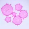 Silicone Stretch Lids Reusable Airtight Fruit Food Wrap Covers 6 Pcs Keeping Fresh Seal Bowl Stretchy Wrap Preservation Cover
