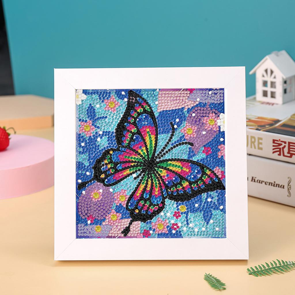 Kids Full Drill 5D Diamond Painting Kit, Cartoon Animal Handmade Diy Diamond Paste Decor Art