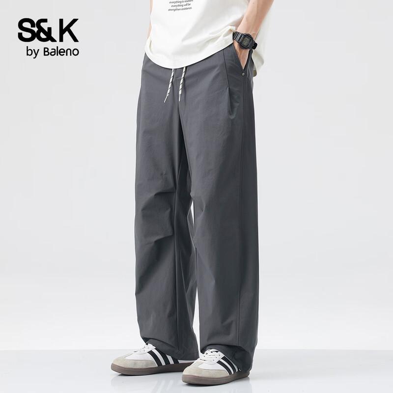 Baleno S&K Herren Lässige Gerade Hosen