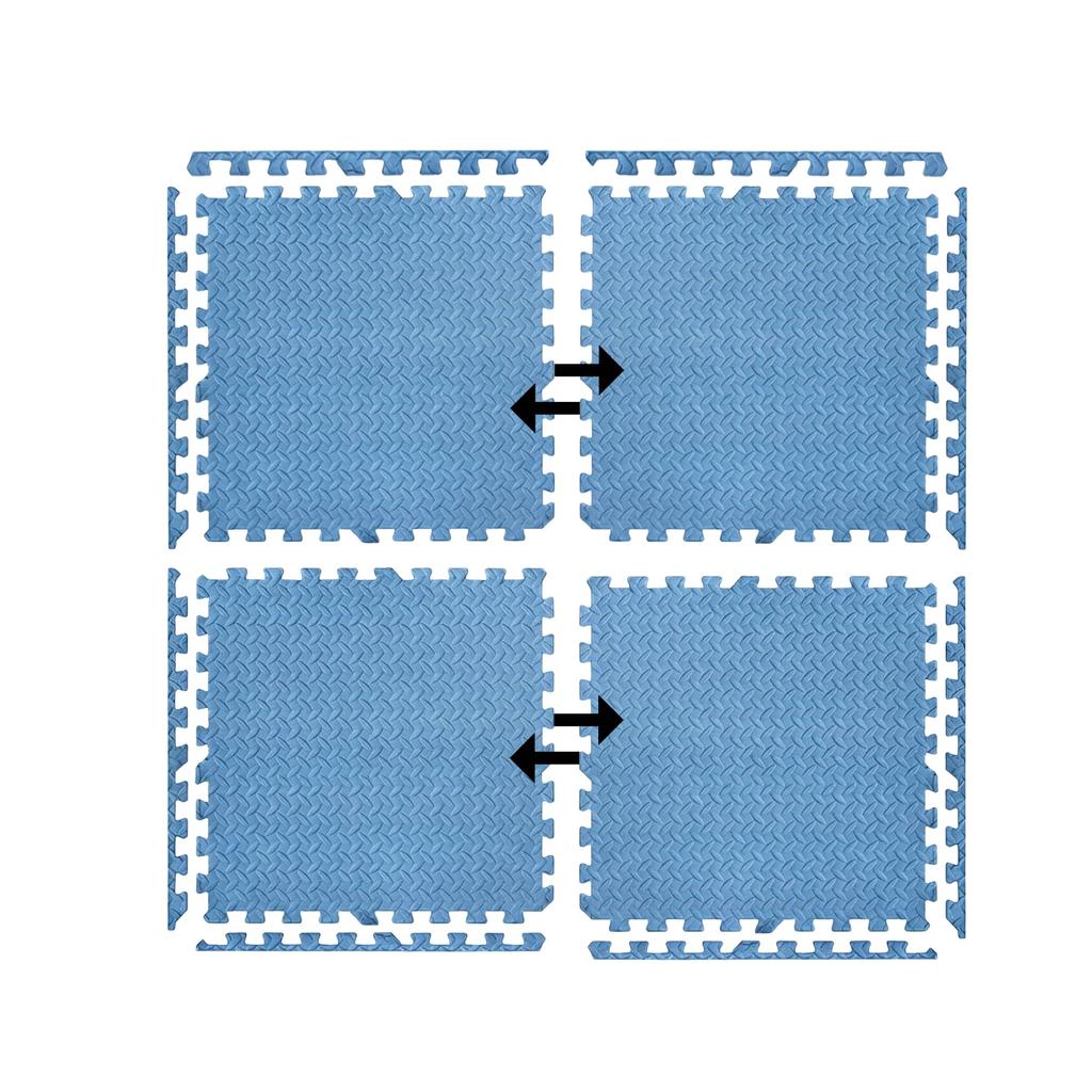X-Star Foam Mat 4 Pcs. 60X60Cm - Blue