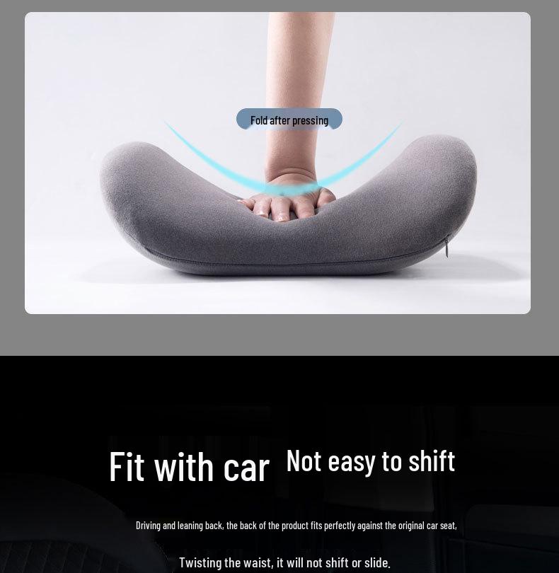 Car Cushion Lumbar Support Seat Back Pad Pillow