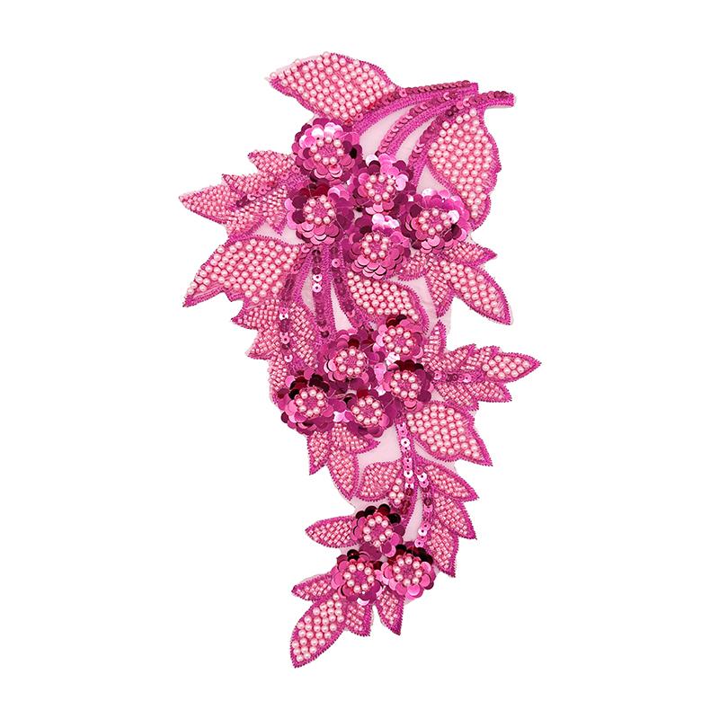 

1 шт. сетка DIY кружево костюм для вышивки цветок шитье украшение бисер вечеринка доступно несколько вариантов розы красного