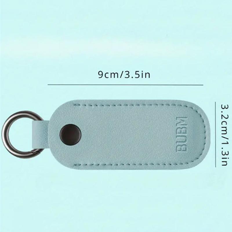 Leather U Disk Pouch Key Ring Holder Usb Flash Drive Storage Bag Pendrive Protective Cover Memory Stick Case