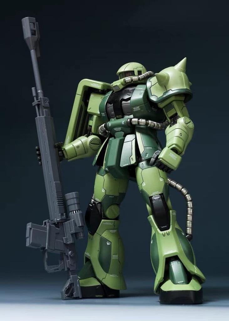 MG THE ORIGIN Zaku II MS Rifle 1/100 Anti-Ship ASR-78 [Used]