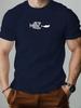 Summer Casual Crewneck Men Fun Big Fish Eating Small Fish Pattern Adult Women Matching Shortsleeved Tshirt Loose Breathable