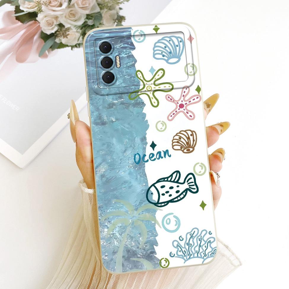 Casing For Tecno Spark 8P Cover Fashion Cartoon Cute Funny Painted Silicone Phone Case KG7H KG7 KG7n