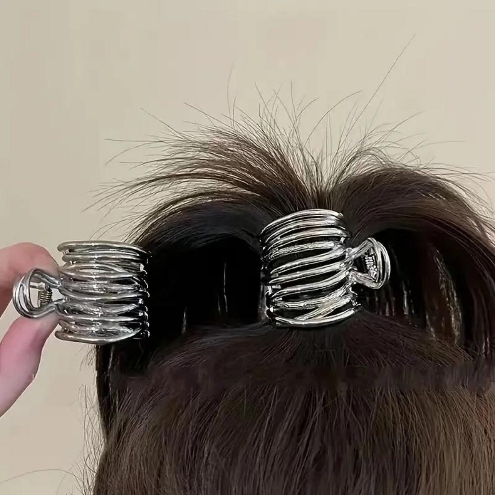 Hollow Geometric Hair Clips Metal Hair Claw Cross Hair Clips Fashion Hair Crab Women Girls Hair Accessories
