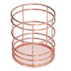Round Hollow Chopstick Cage Multifunctional Desktop Pen Holder Organizer for Home KitchenRose Gold