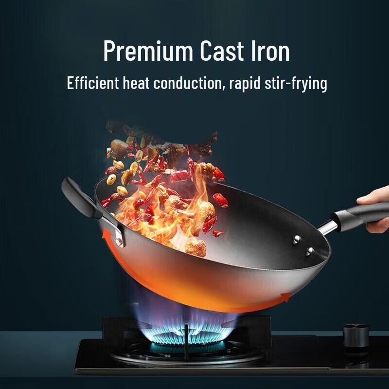 SUPOR True Rust-Resistant Cast Iron Wok