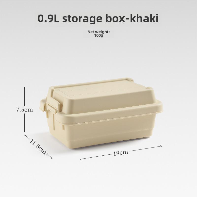 Scatola Mini Portatile da Esterno per Condimenti e Attrezzi da Barbecue