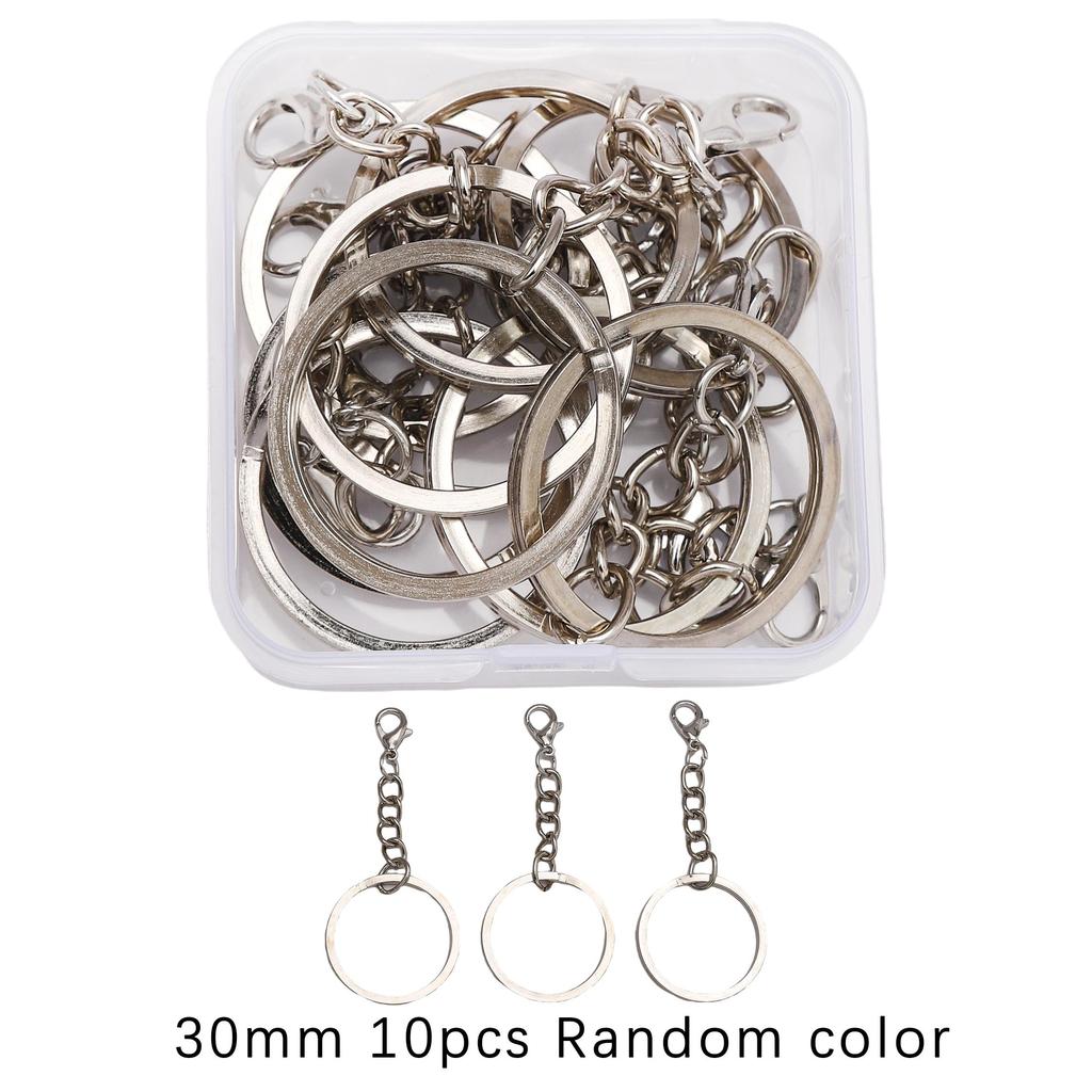 10-300Pcs Boxed Keychain Series Jump Ring Accessories for DIY Jewelry Craft Making Findings