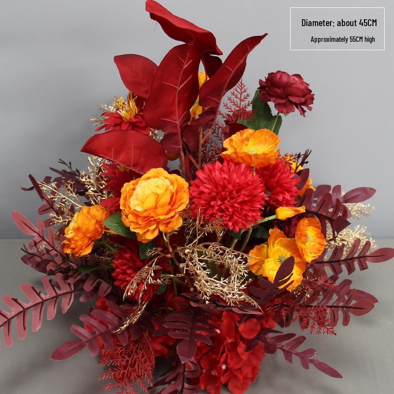Artificial Wedding Aisle Flowers: Hotel Table Arrangements & Decorative Flower Balls for Stage and Welcome Area