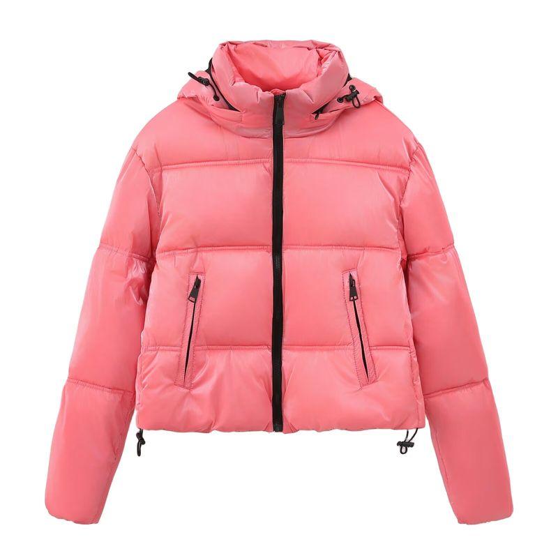 Kaslead New Arrival Women's Clothing Fashion Style Stylish Simple and Versatile Metal Series Cotton Coat Jacket 3046204